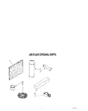 AIR FLOW OPTIONAL Diagram and Parts List for AC1604XR0  Whirlpool Air Conditioner