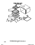OVEN LINER Diagram and Parts List for KEBS146WBL2  KitchenAid Wall Oven