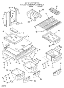 Part Location Diagram of 2175433 Whirlpool USE WPL 2188816