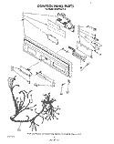 CONTROL PANEL , LITERATURE AND OPTIONAL Diagram and Parts List for 4KUDA22ST2  KitchenAid Dishwasher
