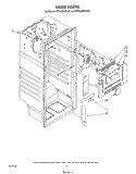 LINER Diagram and Parts List for ET16JMYSN01  Whirlpool Refrigerator