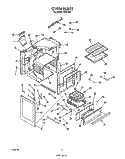 Part Location Diagram of 4336754 Whirlpool Handle, Storage Door