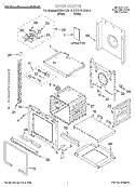 OVEN, LITERATURE Diagram and Parts List for KEBI101DBL10  KitchenAid Wall Oven