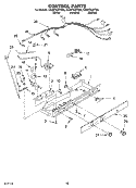 CONTROL, OPTIONAL Diagram and Parts List for ED20TKXFN06  Whirlpool Refrigerator