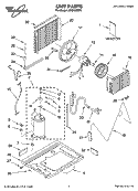 UNIT PARTS Diagram and Parts List for ACQ122XP2  Whirlpool Air Conditioner
