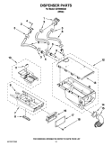 TUB PARTS Diagram and Parts List for KUDD03DTPA2  KitchenAid Dishwasher