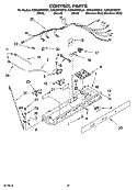 CONTROL PARTS, OPTIONAL PARTS Diagram and Parts List for KSRI22FNBL01  KitchenAid Refrigerator