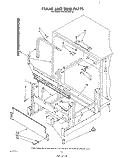 FRAME AND TANK Diagram and Parts List for 4KUDA22ST2  KitchenAid Dishwasher
