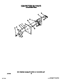 CONVECTION FAN Diagram and Parts List for KEBS177WAL2  KitchenAid Wall Oven