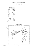 WIRING HARNESS Diagram and Parts List for LA3800XSW0  Whirlpool Washer
