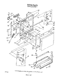 DOOR Diagram and Parts List for DU8570XT1  Whirlpool Dishwasher