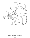 CONTAINER Diagram and Parts List for 4KUCC150S2  KitchenAid Trash Compactor