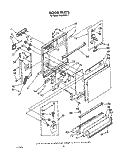DOOR Diagram and Parts List for WU5650V1  Roper Dishwasher