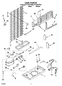 UNIT PARTS Diagram and Parts List for TT16DKXRT00  Estate Refrigerator