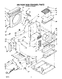 AIR FLOW AND CONTROL Diagram and Parts List for AC1352XS0  Whirlpool Air Conditioner