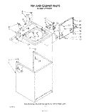 TOP AND CABINET , LITERATURE AND OPTIONAL Diagram and Parts List for LA7780XSW1  Whirlpool Washer