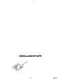 MISCELLANEOUS Diagram and Parts List for DU8750XY0  Whirlpool Dishwasher
