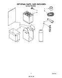 LIT/OPTIONAL Diagram and Parts List for TF8500XRP1  Whirlpool Trash Compactor