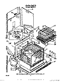 OVEN Diagram and Parts List for RM286PXV1  Whirlpool Microwave Oven Combo