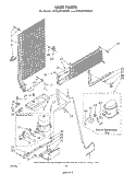 UNIT Diagram and Parts List for ET16JM1MWR3  Whirlpool Refrigerator