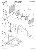 UNIT, LITERATURE Diagram and Parts List for ACQ122XK1  Whirlpool Air Conditioner