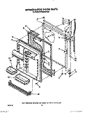 REFRIGERATOR DOOR Diagram and Parts List for KTRS22KWWH01  KitchenAid Refrigerator