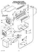 ICEMAKER PARTS Diagram and Parts List for KSSO48QTB02  KitchenAid Refrigerator