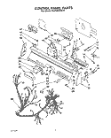 CONTROL PANEL, LIT/OPTIONAL Diagram and Parts List for KUDS22HT0  KitchenAid Dishwasher
