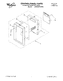 CONTROL PANEL Diagram and Parts List for MH7110XBB5  Whirlpool Microwave
