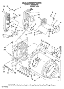 BULKHEAD PARTS Diagram and Parts List for MGD5630TQ0  Maytag Dryer
