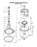 Part Location Diagram of 3361596 Whirlpool Outer Tub
