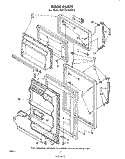 DOOR , LIT/OPTIONAL Diagram and Parts List for EHT171TKWR3  Whirlpool Refrigerator