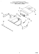 TOP VENTING, OPTIONAL Diagram and Parts List for KEBS277DAL1  KitchenAid Wall Oven