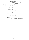 MISCELLANEOUS, OPTIONAL Diagram and Parts List for SAWX650JQ0  Whirlpool Washer