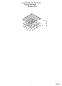 OVEN RACK, LITERATURE Diagram and Parts List for SF365BEYQ7  Whirlpool Range