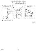 WATER SYSTEM Diagram and Parts List for GSQ9364HZ0  Whirlpool Washer