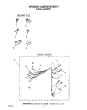WIRING HARNESS Diagram and Parts List for LA5578XTN1  Whirlpool Washer