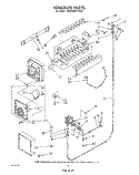 ICE MAKER , NOT ILLUSTRATED Diagram and Parts List for 3ED22DWXTN00  Whirlpool Refrigerator