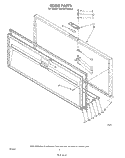SECTION Diagram and Parts List for EH23EFXPW2  Whirlpool Freezer