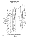 FREEZER DOOR Diagram and Parts List for ED19MTXLWR0  Whirlpool Refrigerator