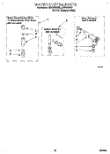 WATER SYSTEM Diagram and Parts List for LSN7233DW0  Whirlpool Washer
