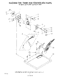 MACHINE TOP, TIMER AND CONTROL BOX Diagram and Parts List for GCG2101XMW1  Whirlpool Dryer