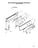 ESCUTCHEON AND CONTROL PANEL Diagram and Parts List for JT051CAE2511  Whirlpool Ice Maker