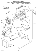 ICEMAKER PARTS Diagram and Parts List for KSSS36QKB02  KitchenAid Refrigerator