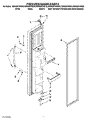 Part Location Diagram of LW10166663 Whirlpool DOR-FIP Stainless Steel