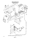 ICEMAKER Diagram and Parts List for ED25PSXRWR1  Whirlpool Refrigerator