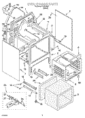 Part Location Diagram of 8186387 Whirlpool Side Panel - Black - Left or Right Side