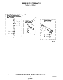 WATER SYSTEM Diagram and Parts List for LA5500XSW1  Whirlpool Washer