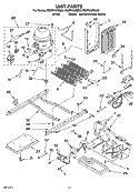 UNIT PARTS Diagram and Parts List for ES5FHAXSQ00  Whirlpool Refrigerator