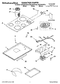 Part Location Diagram of 4456522 Whirlpool BOX-BURNER
